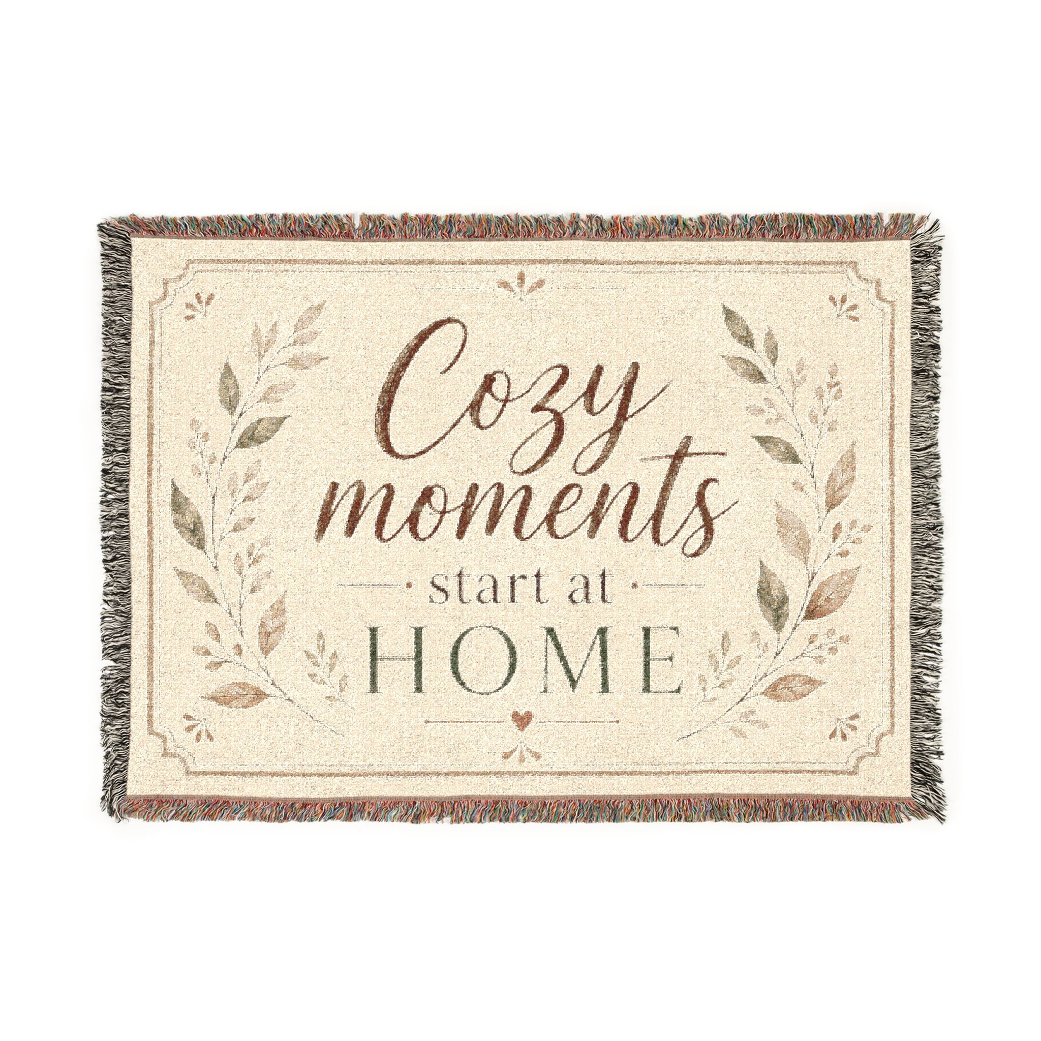 Cozy Moments Woven Throw Blanket