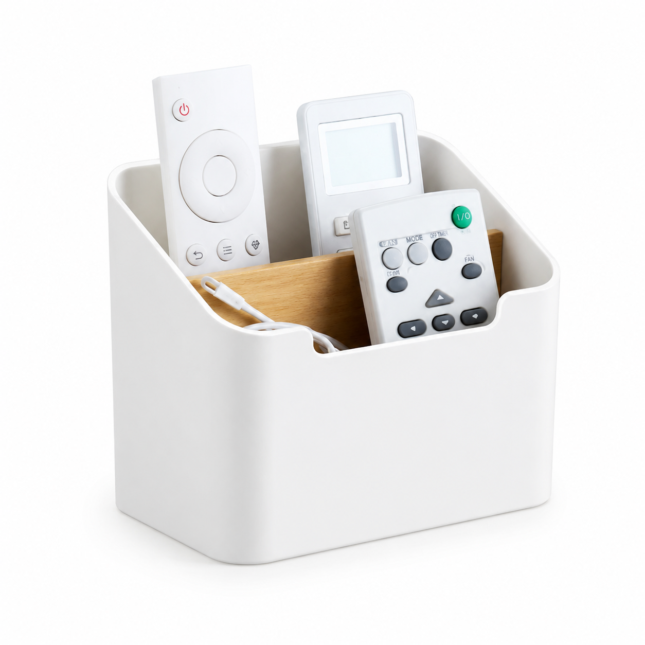 Desktop Storage Box for Remotes & Small Items
