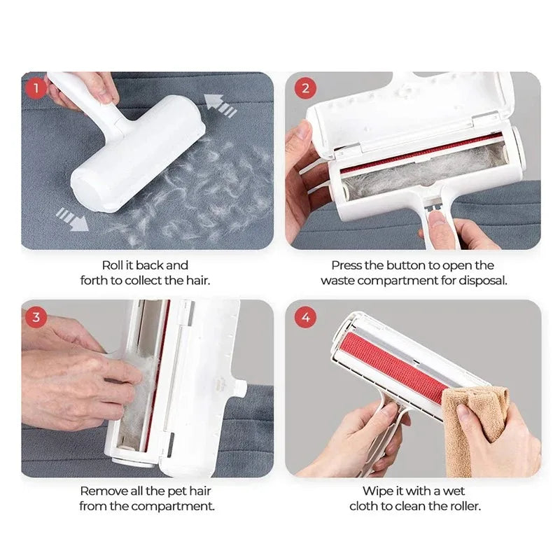 Pet Hair Remover Roller – Reusable Lint & Fur Cleaner