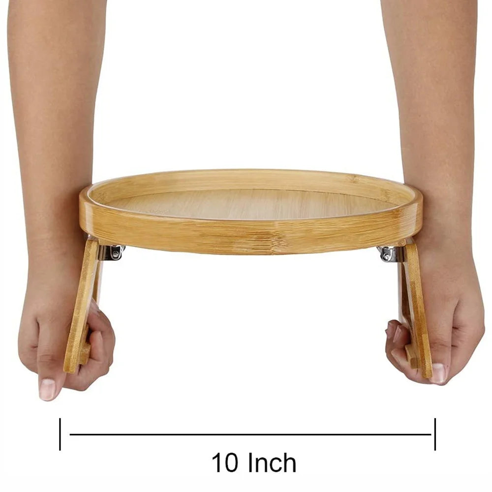 Sofa Armrest Tray Table for Drinks & Snacks