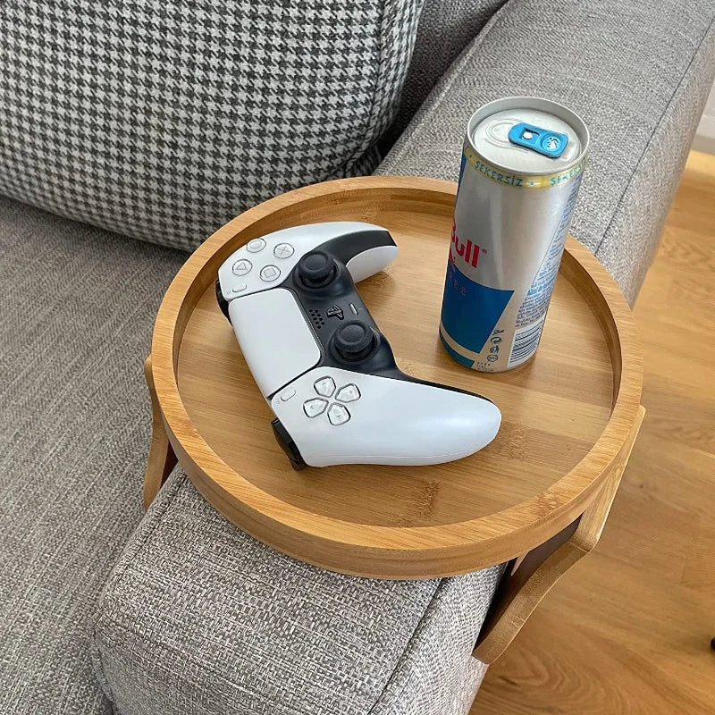 Sofa Armrest Tray Table for Drinks & Snacks