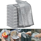 Wire Dishcloth Scrubber Pads for Pots, Pans & Kitchen Cleaning