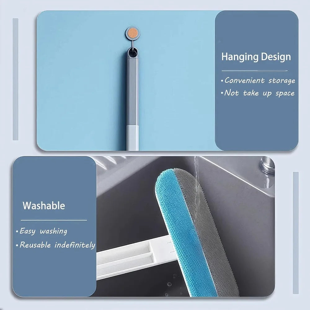 Reusable Pet Hair Remover Roller – 4-in-1 Extendable Fur & Lint Cleaner
