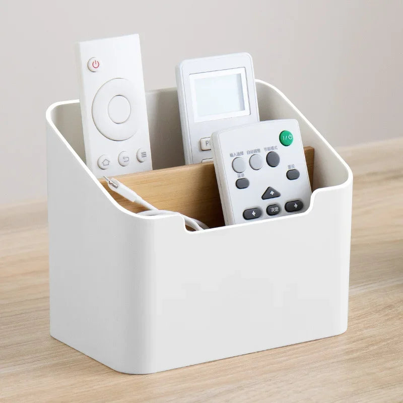 Desktop Storage Box for Remotes & Small Items