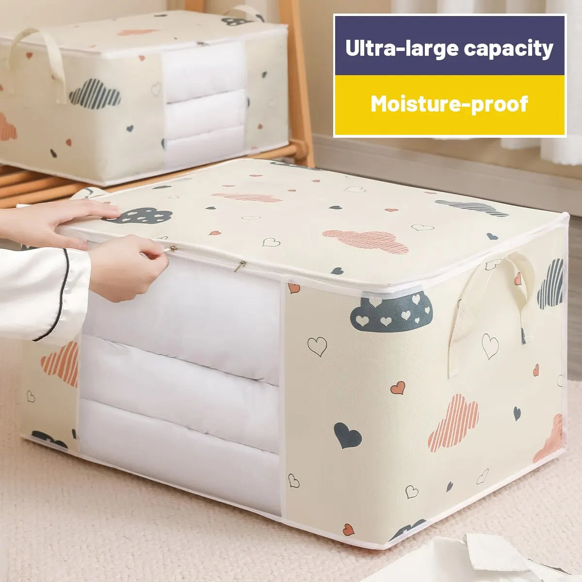 Large Foldable Blanket Storage Bag